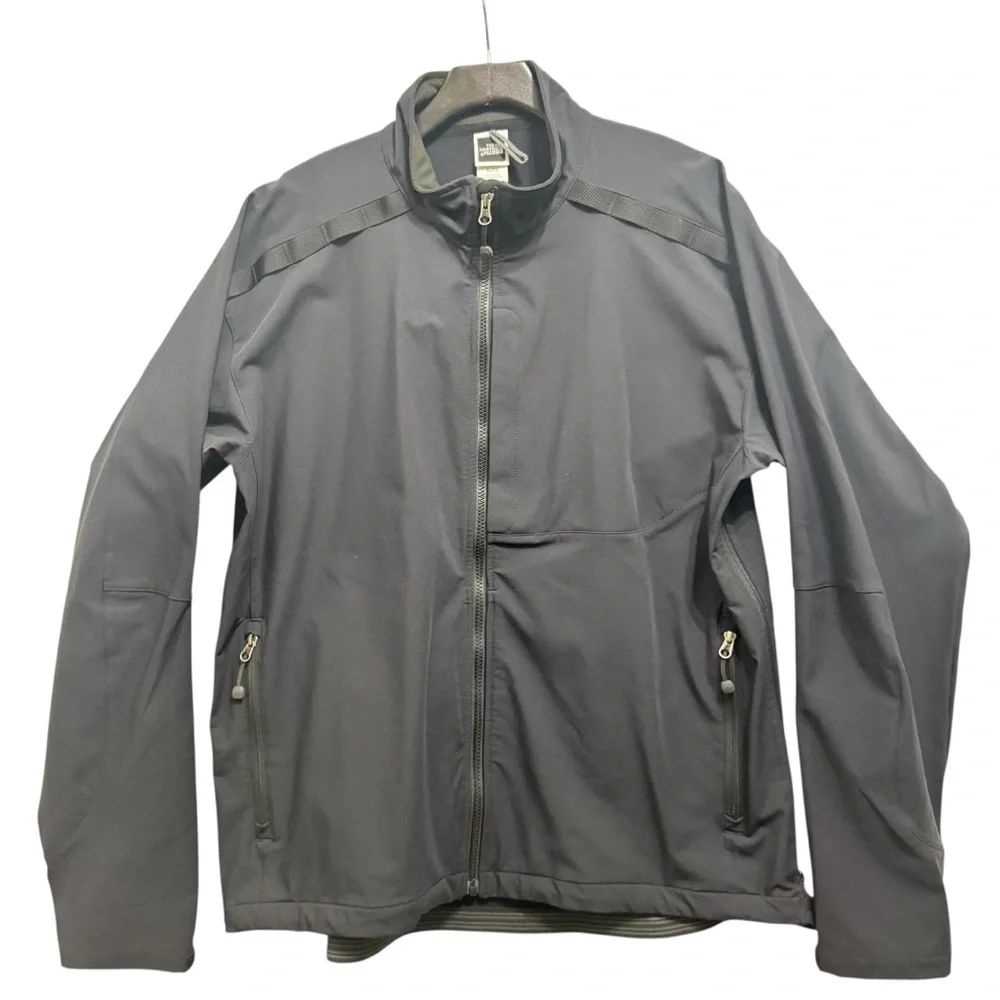 Vintage The North Face|Ski Shell Jacket|Full Zip Sides|Black|SZ‎ XL